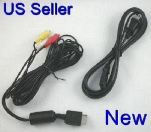 SET cavi AV Playstation 2 1 e cavo adattatore alimentazione AC (GARANZIA 6 MESI) - Foto 1 di 1