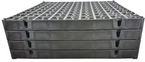 [Set of 4] Gravel Grass Grid Plastic Shed Garden Paver Base Greenhouse Deck Path - Picture 1 of 22
