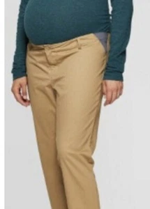 Ingrid Isabel Maternity 8 Jeans Skinny Under Belly Cropped Stretch Khaki Pants - Picture 1 of 10