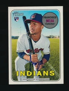 2018 Topps Heritage Minor League Real One Auto Francisco Mejia #ROA-FM Auto - Picture 1 of 2
