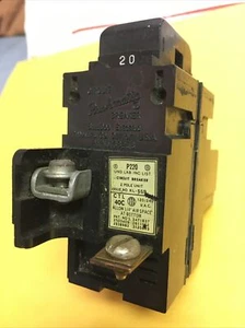 P220 , PUSHMATIC 2 Pole 20 A , 240V CIRCUIT BREAKER - Picture 1 of 4