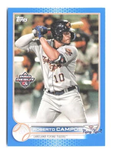 2022 Topps Pro Debut Roberto Campos #/150 Blue SP PD-172 Parallel Tigers - Picture 1 of 2