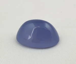 Riesiger Chalcedon Cabochon - 42,42ct  26 x 14,3 x 18,4mm - Bild 1 von 2