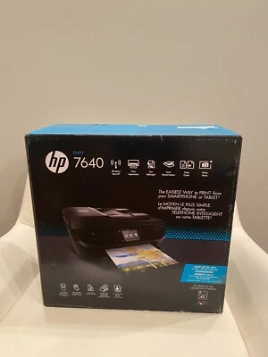 Brand New HP Envy 7640 All-in-One Printer Copier Scanner Wireless Fax - Image 1 of 2