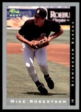 1993 Classic Best Mike Robertson Birmingham Barons #87
