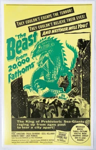 BEAST FROM 20.000 FATHOMS Benton Fensterkarte - Bild 1 von 1