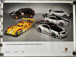 PORSCHE TRANSSYBERRIA RS SPYDER 911 GT3 RSR /CUP S/CUP SHOWROOM POSTER 2008 NEU - Bild 1 von 2