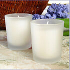 200 Table Votive Candle 6cm Frosted Glass Holder White Wax Wedding Party Event