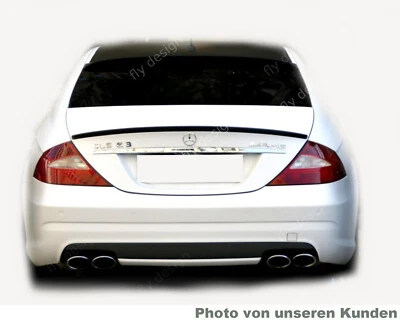 Compatible Con MERCEDES CLS C219 Alerón Pintado Lip Spoiler - Imagen 1 de 4