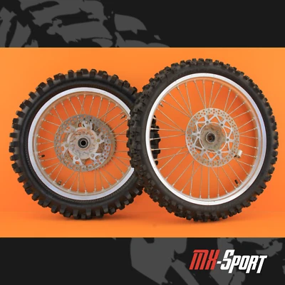 99-00 1999 WR400F WR 400F OEM Complete Wheels Set Front Rear Wheel Rim Hub - Изображение 1 из 4