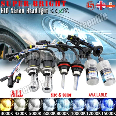 55W 9005(HB3) 9006(HB4) H1 H4 H7 H8 H11 HID Xenon Replacement Bulbs 6000K 8000K - Image 1 of 4