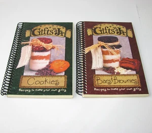 2 GIFTS IN A JAR Cookbooks Recipes Bars & Brownies, Cookies - Picture 1 of 3