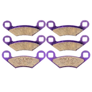 Pastillas de freno delanteras y traseras de fibra de carbono para Polaris Sportsman 400 4x4 HO 2011 2012 - Imagen 1 de 1