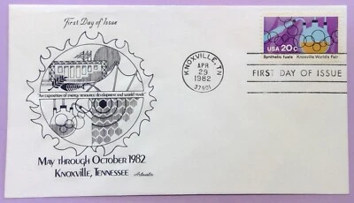 Scott 2007 FDC Synthetic Fuels Knoxville Worlds Fair Series Artmaster Cachet - Image 1 of 3