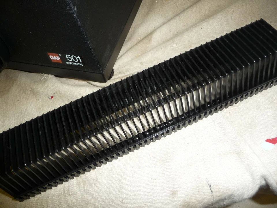 Slide projector slide cassette tray x1 50 slides FOR GAF 501 502 201 131 +others - Image 1 of 1