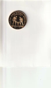 1969 TAMS TOKEN & MEDAL SOCIETY PHILADELPHIA BRONZO MEDAGLIA MONETA FRANKLIN MINT - Foto 1 di 2