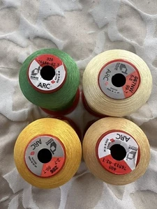 Arc Rayon Embroidery Thread 40wt 1000m Lot Of 4 - Picture 1 of 2