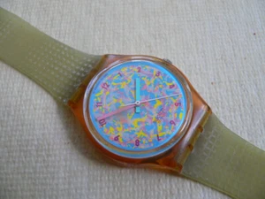 1989 Vintage Swatch Uhr Rosehip GP100 - Bild 1 von 8