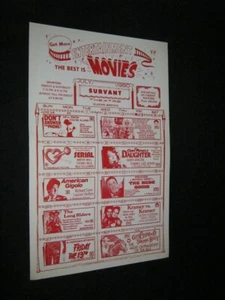 Orig GLASGOW MONTANA Long Riders FRIDAY THE 13TH Eastwood COAL MINER'S DAUGHTER - Picture 1 of 1