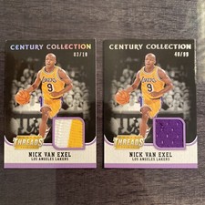 2016-17 Panini Threads - Century Collection Materials Nick Van Exel  /10 & /99