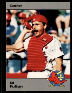 1990 Louisville Red Birds Ed Fulton Louisville Redbirds #17