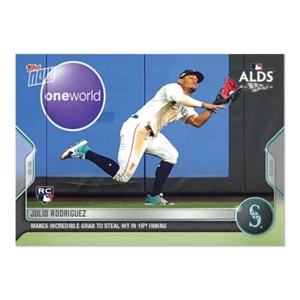 2022 Topps AHORA #1083 ◾️ Julio Rodríguez RADIOCONTROL ️ Marineros de Seattle ️ Flashes de cuero - Imagen 1 de 2