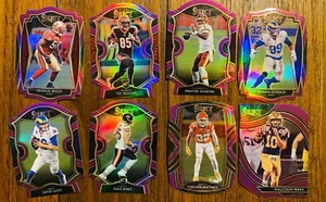 Set 8 Card 2020 Panini Select Viola Die Cut (inclusa 1 Onda) - Ottimo set! - Foto 1 di 2