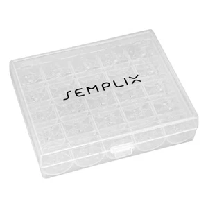 Semplix Spulenbox 25 Spulen CB (11,5mm/ universal) für Janome Carina W6 Singer - Bild 1 von 7