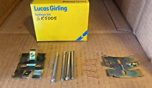 Lucas Girling Rear Brake Pad Clips & Pin Set - #GK5005 - Fits Volvo 240 & Others - Picture 1 of 4