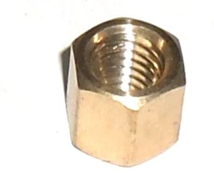 Brass nut for manifold M8 Thread x for 11mm spanner - Picture 1 of 1