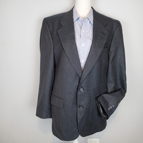 Blazer due bottoni Burberrys giacca pied de poule cappotto sportivo 42