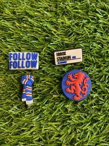 4 Waldläufer Fußball Thema Schuh Charms. Kompatibel mit Crocs. - Bild 1 von 1