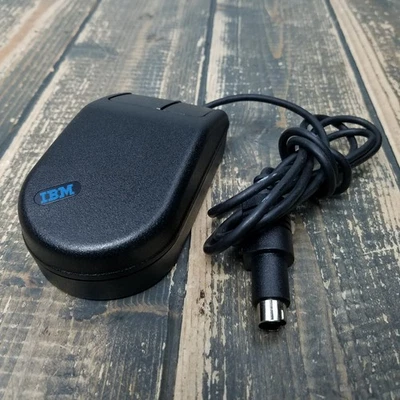 Vintage IBM 2-Button Wired Mouse 95F5443 Roller Ball PS/2 Connector - Image 1 of 3