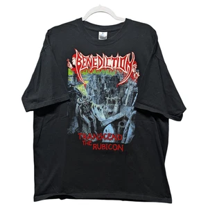 T-shirt metà anni 2000 Benediction Transcend The Rubicon Metal - Foto 1 di 4