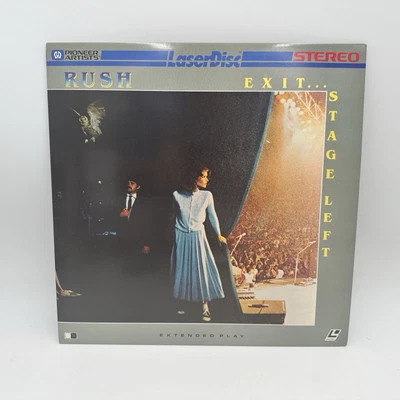 RUSH EXIT STAGE LEFT laserdisc LD Pioneer Artists US Live Concert Excellent - Image 1 of 4