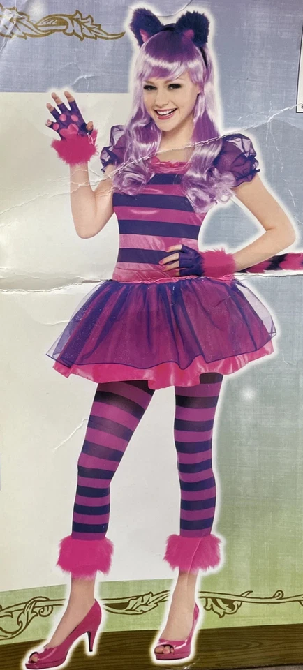 Disfraz de gato Cheshire adolescente/junior - adolescente mediano Foto 1 de 2