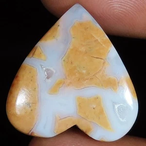 natural Cotton Candy Agate heart shape loose gemstone 20.10 Carat. (24x23x04 mm) - Picture 1 of 7