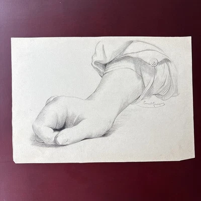 Antiguo estudio siglo XIX de dibujo a mano clásico académico estudio de arquitectura  Foto 1 de 4