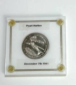 Republik Liberia Angriff auf Pearl Harbor 5 Dollar Münze 2000 - Bild 1 von 3