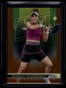2024 Topps cromo #121 refractor de cancha de arcilla Bianca Andreescu - Imagen 1 de 2