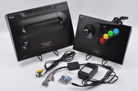 NEO GEO AES AES3-4 Console Full Recap NEOGEO SNK, YPbPr out, Joystick Sanwa