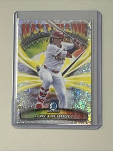 2025 Bowman Chrome JJ Wetherholt Max Volume Mini Diamond /150 - Picture 1 of 2