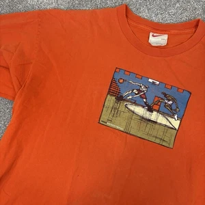Vintage Nike Basketball T Shirt Mens XXL Y2K Graphic Short Sleeve Gym Workout - Picture 1 of 13