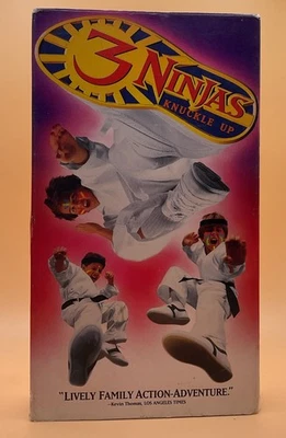 3 Ninjas Knuckle Up VHS 1995 **Buy 2 Get 1 Free** - Image 1 of 3