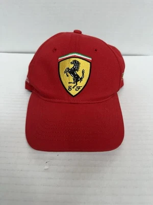 Rare Vintage Ferrari Hat Red US Grand Prix Indianapolis Motor Speedway “NEW” - Image 1 of 4
