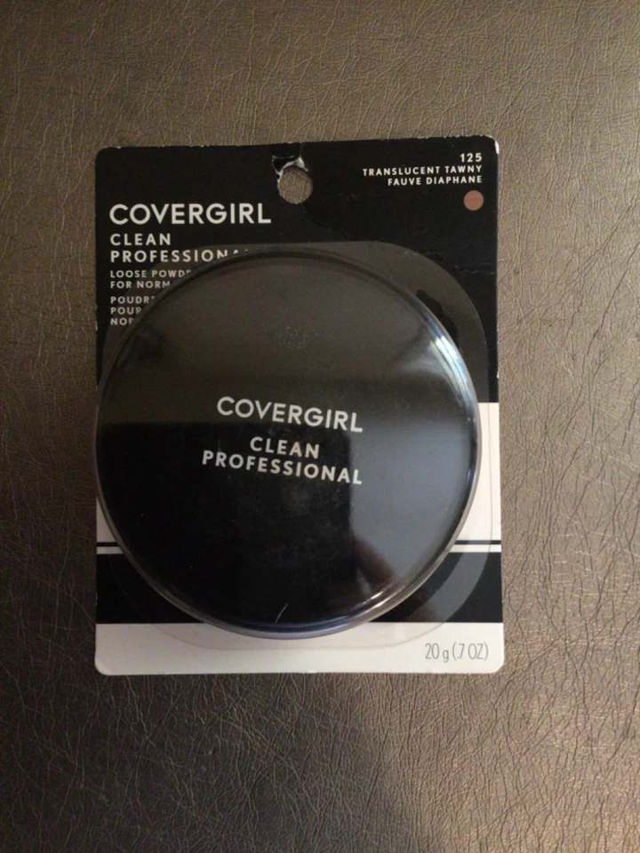 COVERGIRL Clean Professional Loose Powder 125 TRANSLUCENT TAWNY Discontinued - Image 1 of 2