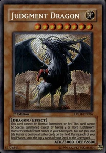 Judgment Dragon 1st Ed Secret LODT-EN026 Yu-Gi-Oh! - Imagen 1 de 2
