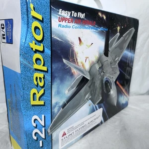 FX822 F-22 Raptor Airplane RC Remote Control 15” x 11.5” - Picture 1 of 10