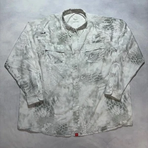 HUK Performance Angelhemd Herren 2XL Kryptek Yeti Button Down Langarm - Bild 1 von 10