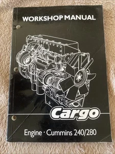 IVECO FORD CARGO TRUCK OEM WORKSHOP MANUAL CUMMINS ENGINE 240/280 - Imagen 1 de 9